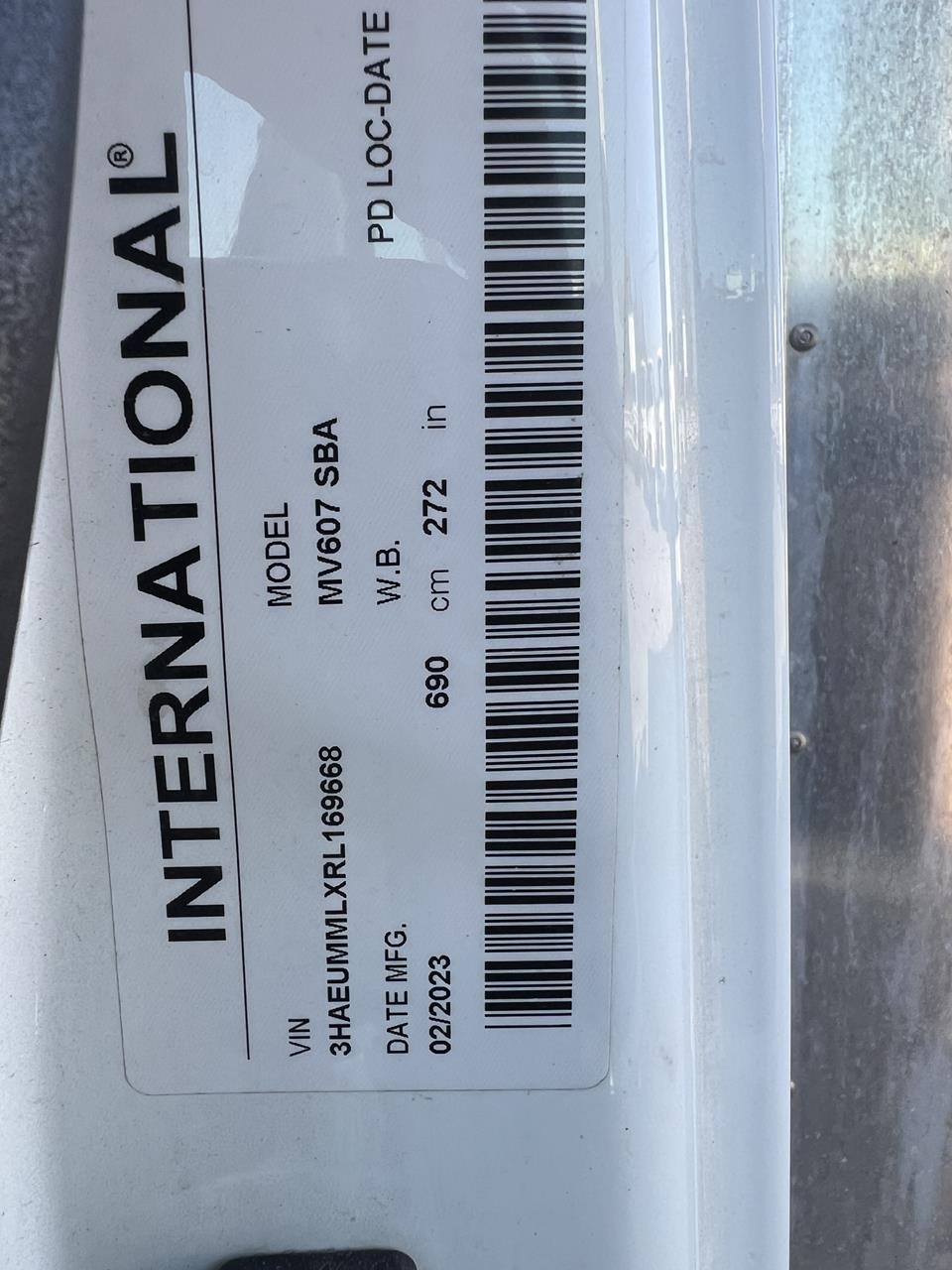 2024 INTERNATIONAL MV 10012448600 2024 INTERNATIONAL MV 10012448600