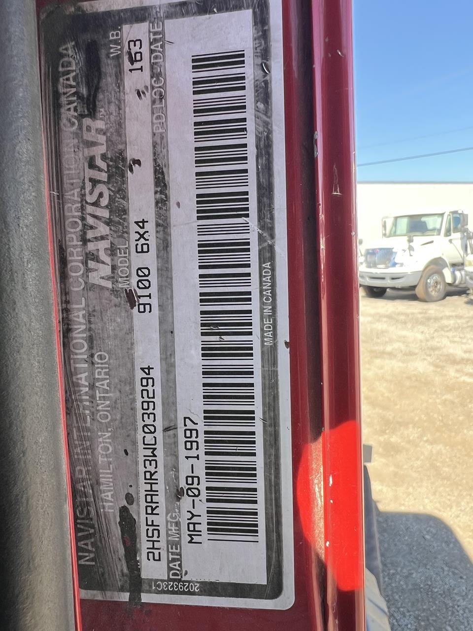 1998 INTERNATIONAL 9100 10012449588 1998 INTERNATIONAL 9100 10012449588