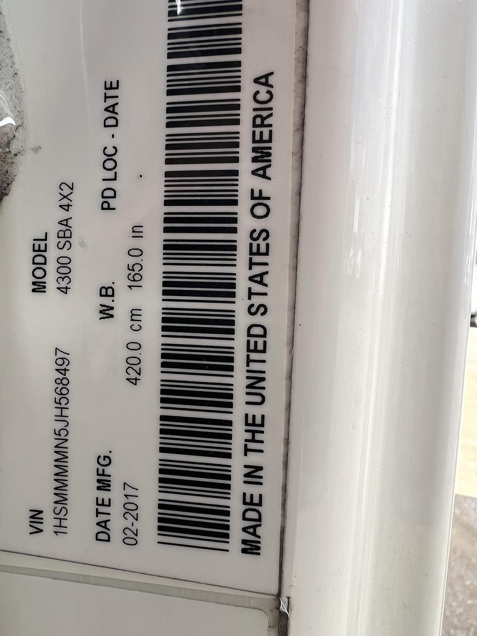 2018 INTERNATIONAL DURASTAR 4300 2018 INTERNATIONAL DURASTAR 4300 - image 6 of 6