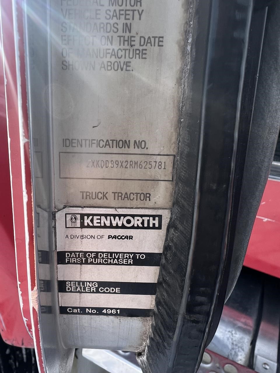 1994 KENWORTH T800 10024189048 1994 KENWORTH T800 10024189048