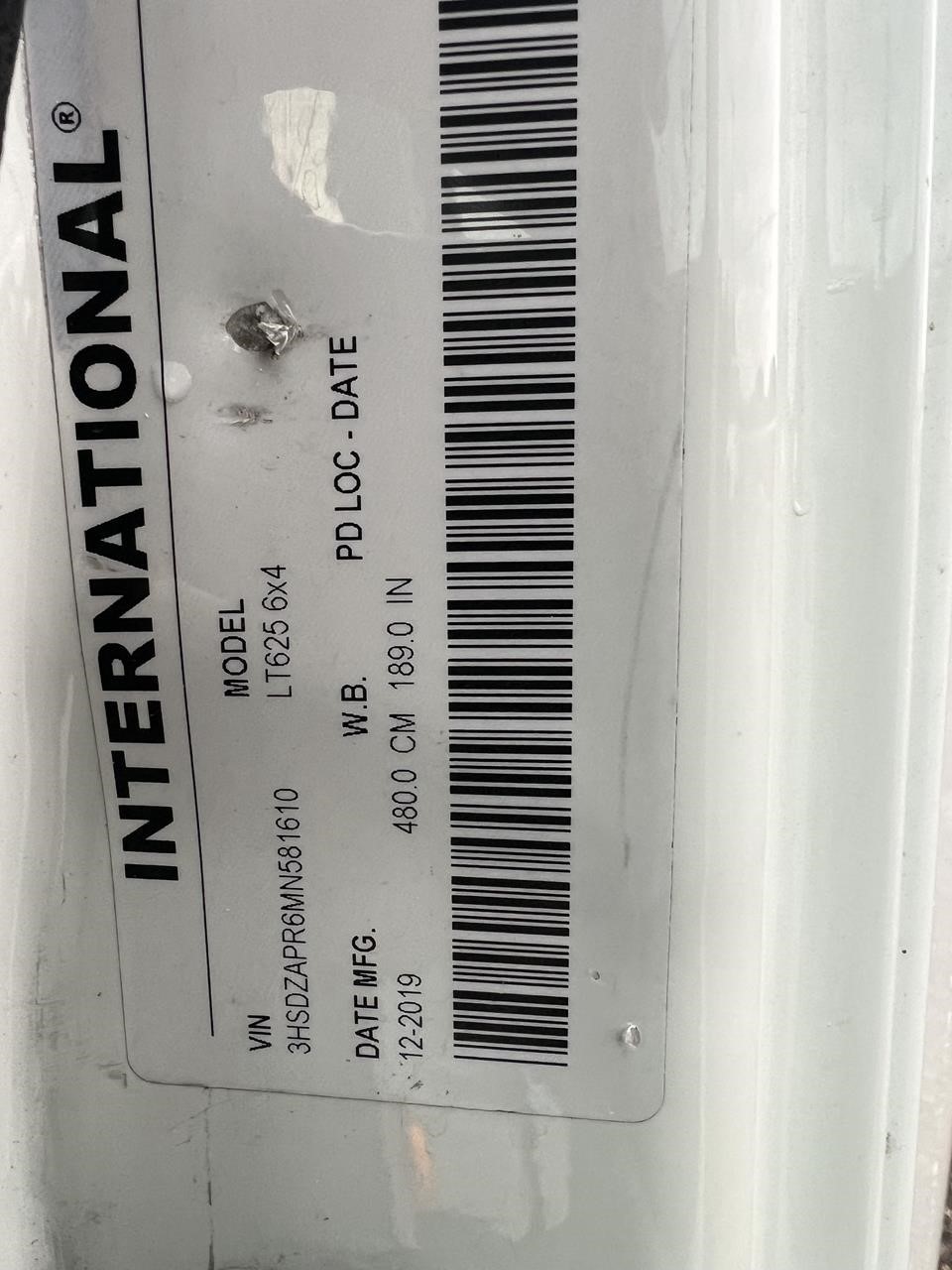 2021 INTERNATIONAL LT 10026539508 2021 INTERNATIONAL LT 10026539508