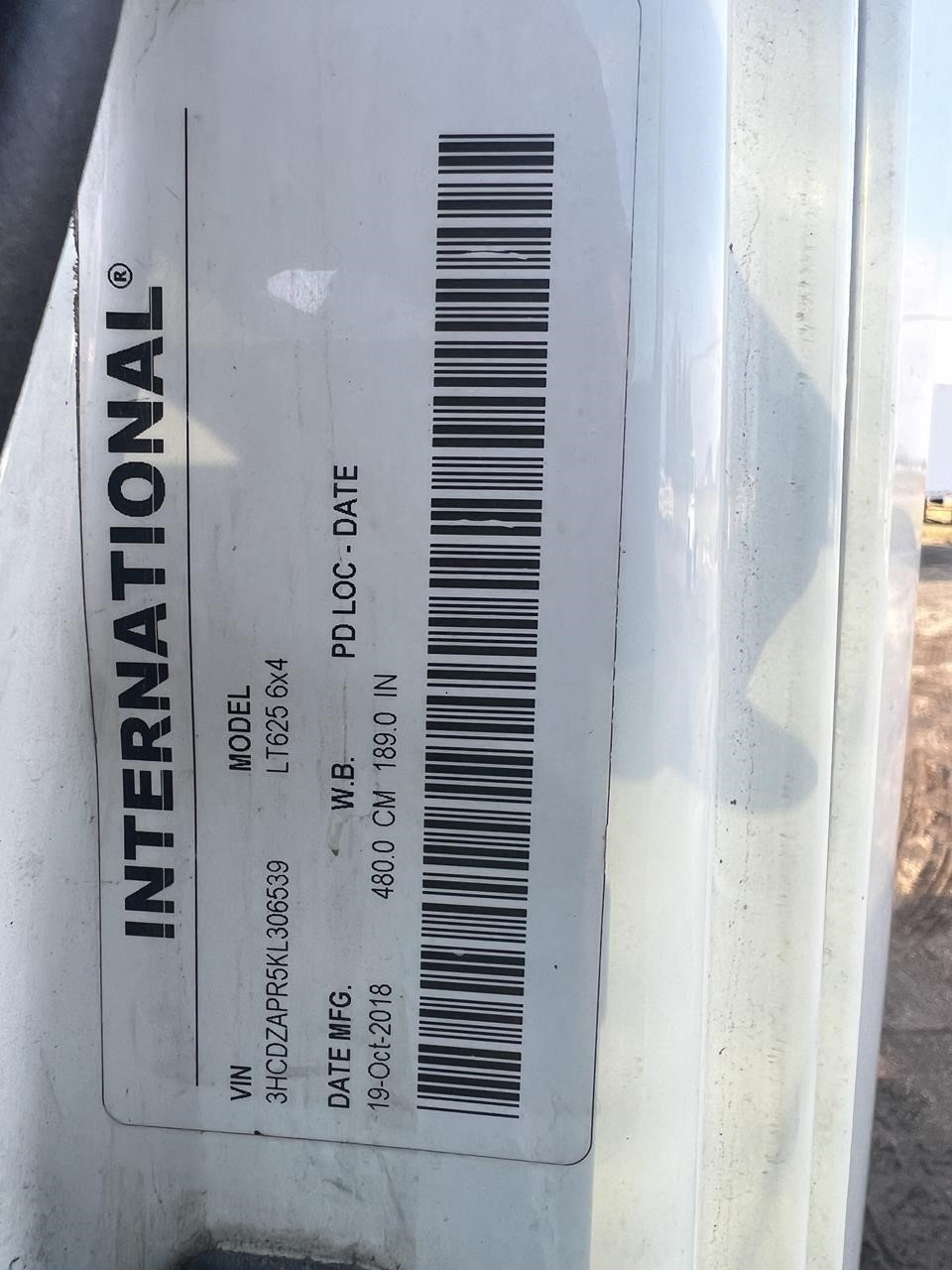 2019 INTERNATIONAL LT 10027388657 2019 INTERNATIONAL LT 10027388657