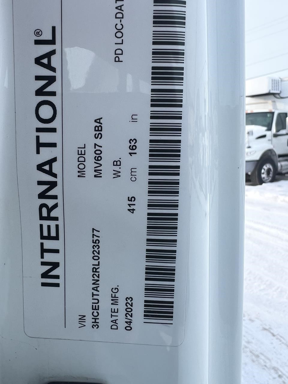 2024 INTERNATIONAL MV 11004287758 2024 INTERNATIONAL MV 11004287758