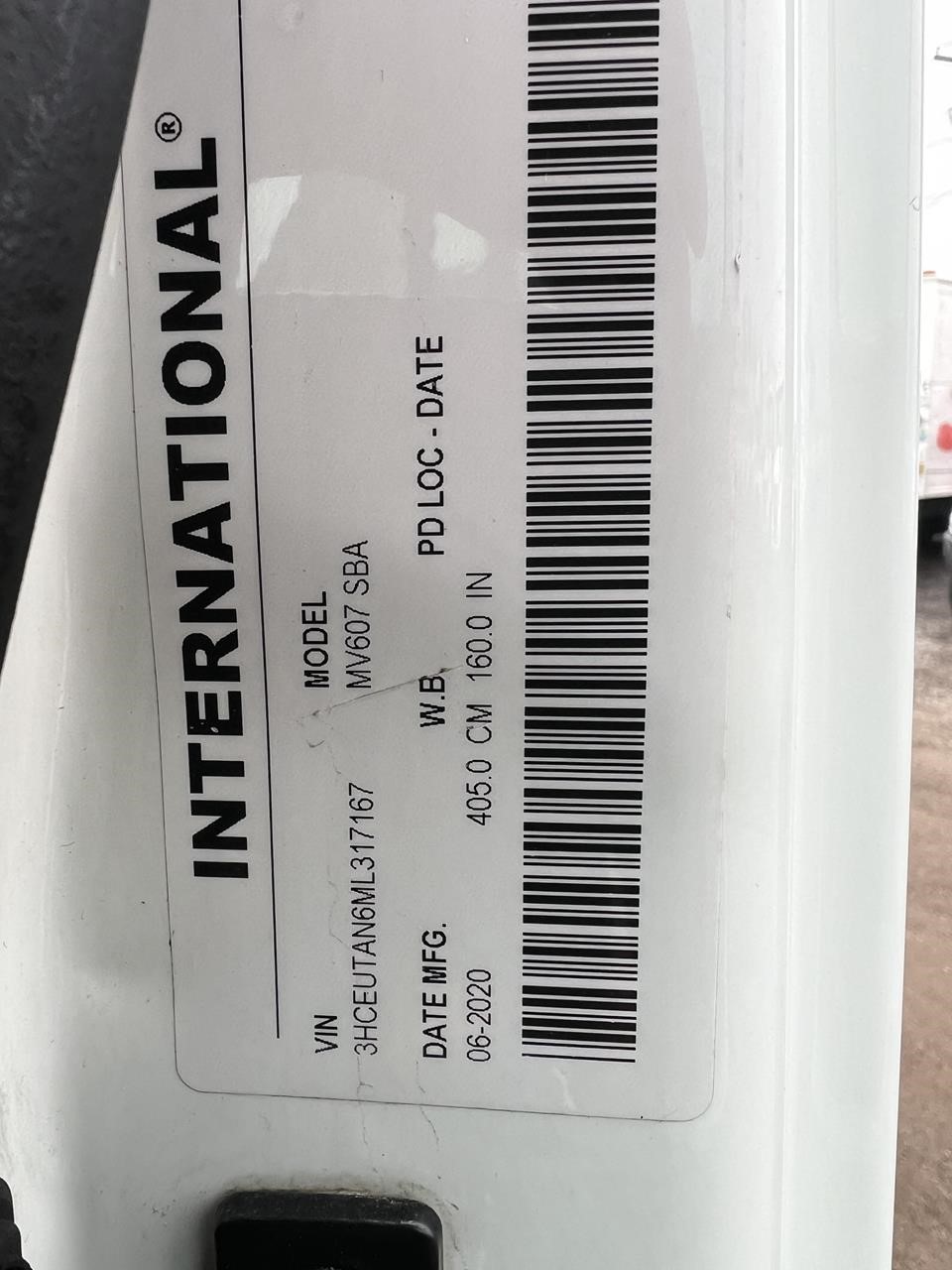 2021 INTERNATIONAL MV 11008683955 2021 INTERNATIONAL MV 11008683955