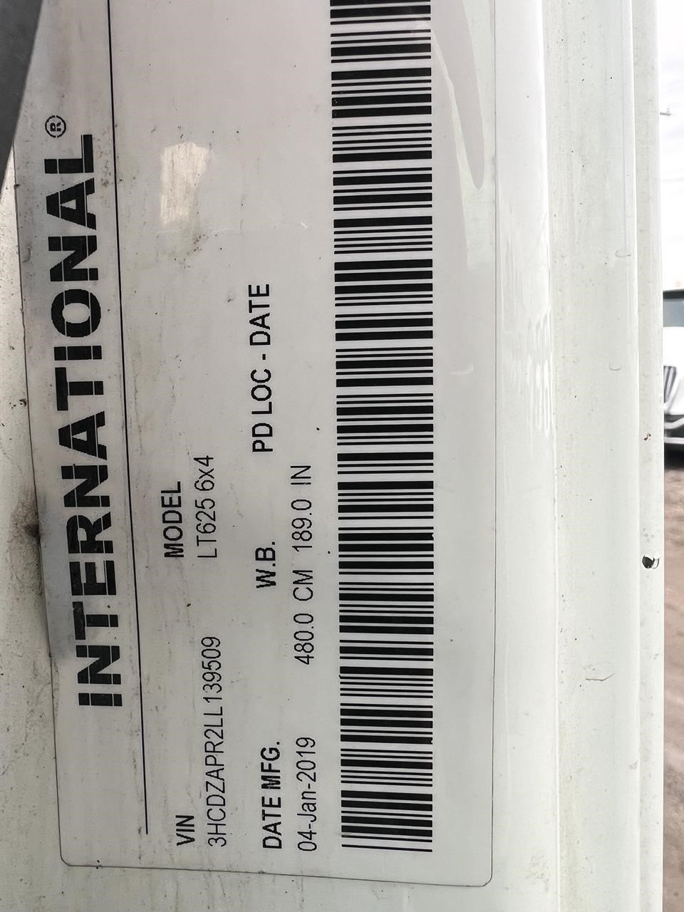 2020 INTERNATIONAL LT 11010151239 2020 INTERNATIONAL LT 11010151239