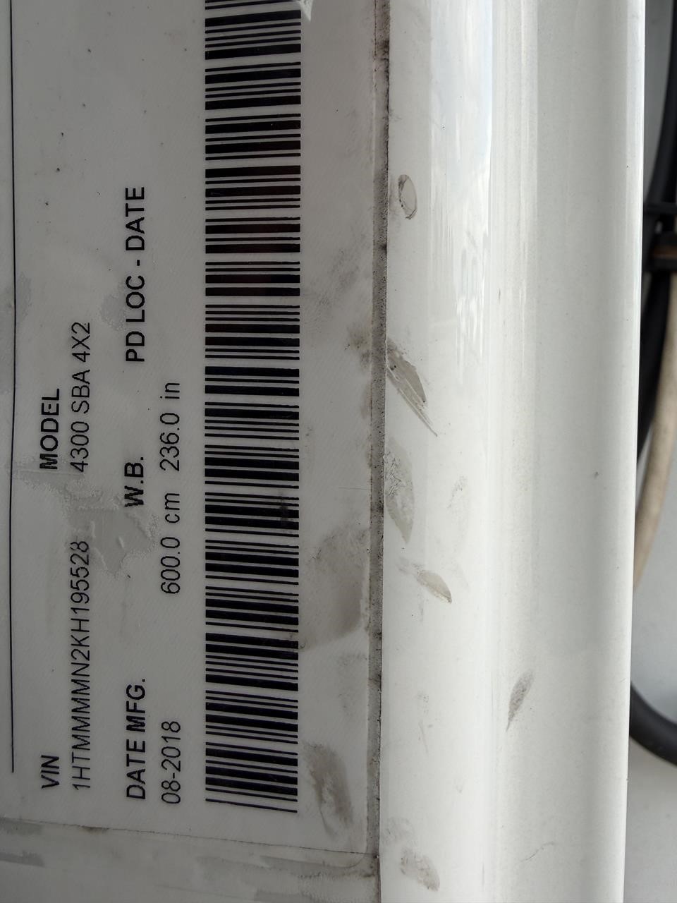 2019 INTERNATIONAL DURASTAR 4300 11018839546 2019 INTERNATIONAL DURASTAR 4300 11018839546