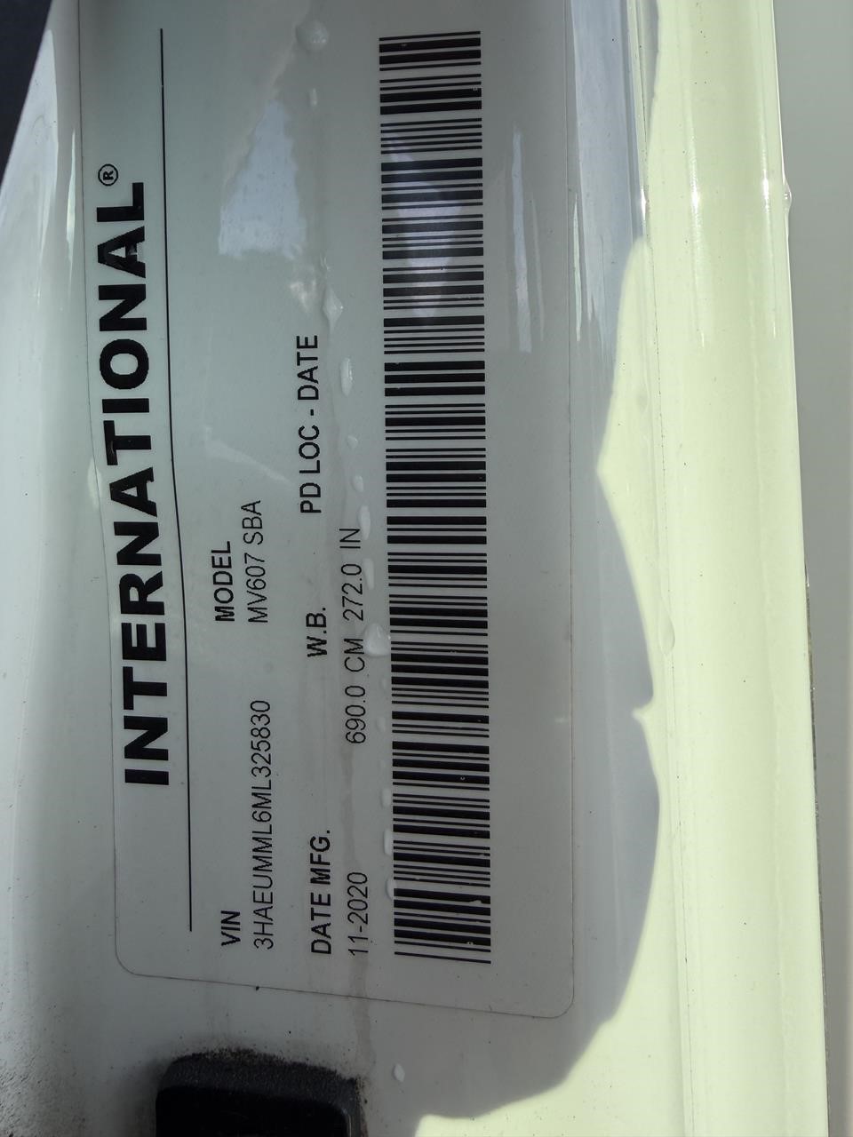 2021 INTERNATIONAL MV 11023362281 2021 INTERNATIONAL MV 11023362281