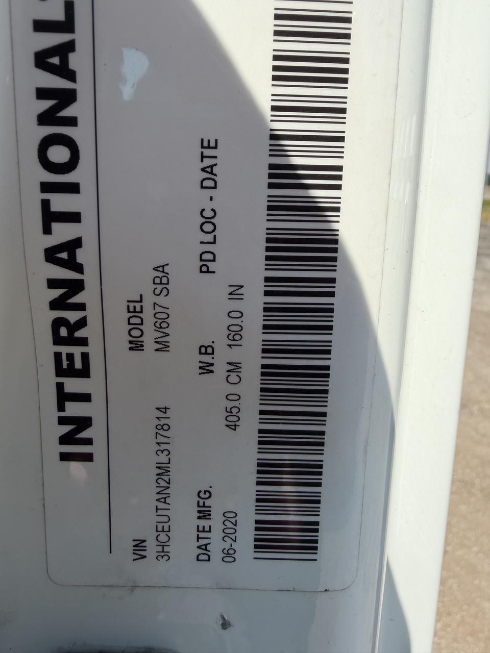 2021 INTERNATIONAL MV 11027158666 2021 INTERNATIONAL MV 11027158666