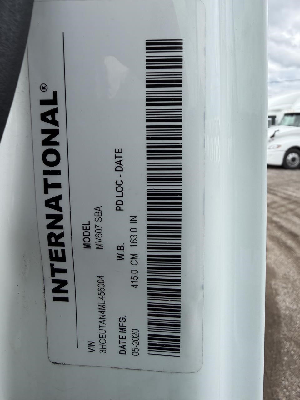 2021 INTERNATIONAL MV 11030438004 2021 INTERNATIONAL MV 11030438004