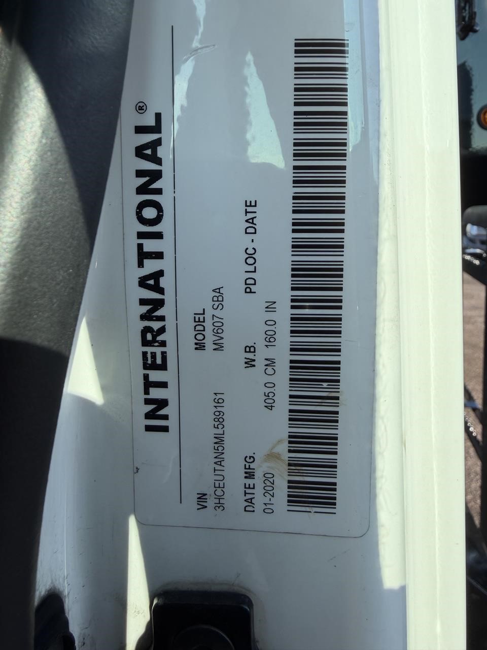 2021 INTERNATIONAL MV 11037603925 2021 INTERNATIONAL MV 11037603925