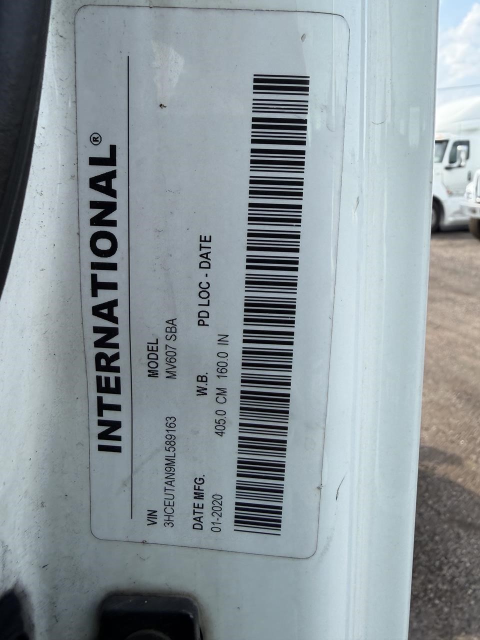 2021 INTERNATIONAL MV 11048747444 2021 INTERNATIONAL MV 11048747444